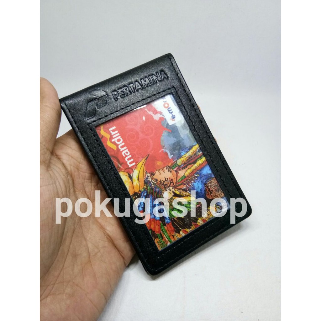 

nametag pertamina -dompet id card -name tag instansi -id card holder -id tag holder -nametag kulit