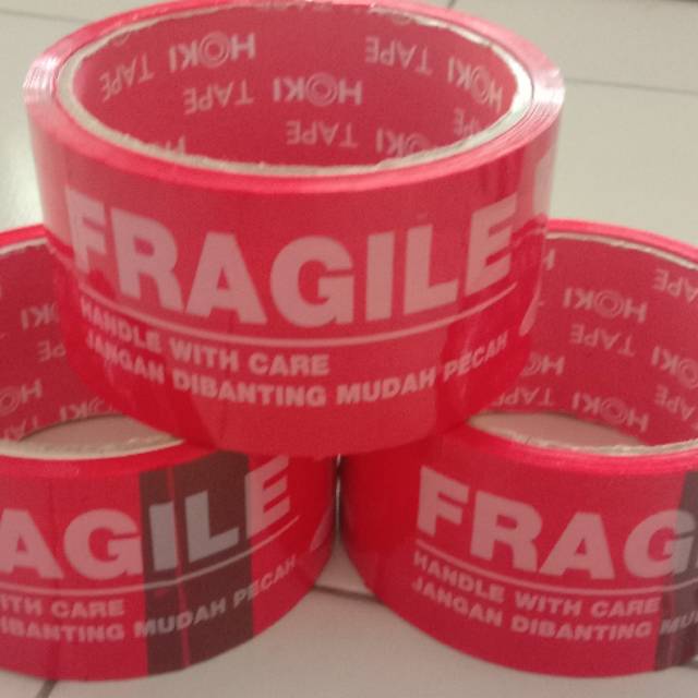 

Lakban Fragile merah 50y