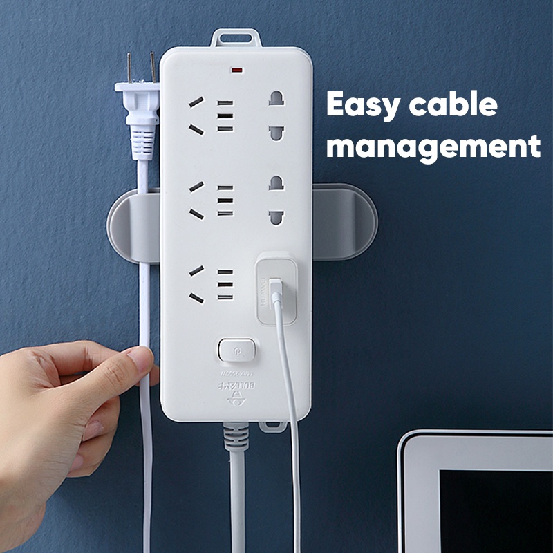 Smartfish Cable Organizer Wall-Mounted 2PCS