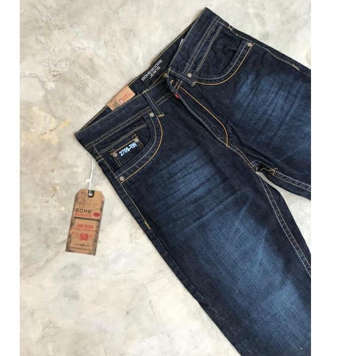 SALEE.. MELAYU DENIM CELANA PANJANG PRIA BOMBOOGIE ORIGINAL /  CELANA BOMBOOGIE / BOMBOGI