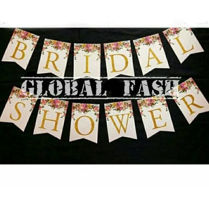 banner bridal shower/ bunting flag bridal shower/ bridal shower