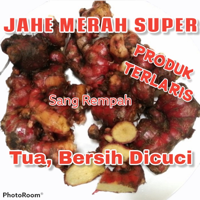 

tradisional-minuman- promo!!! jahe merah super segar 500 gram -minuman-tradisional.