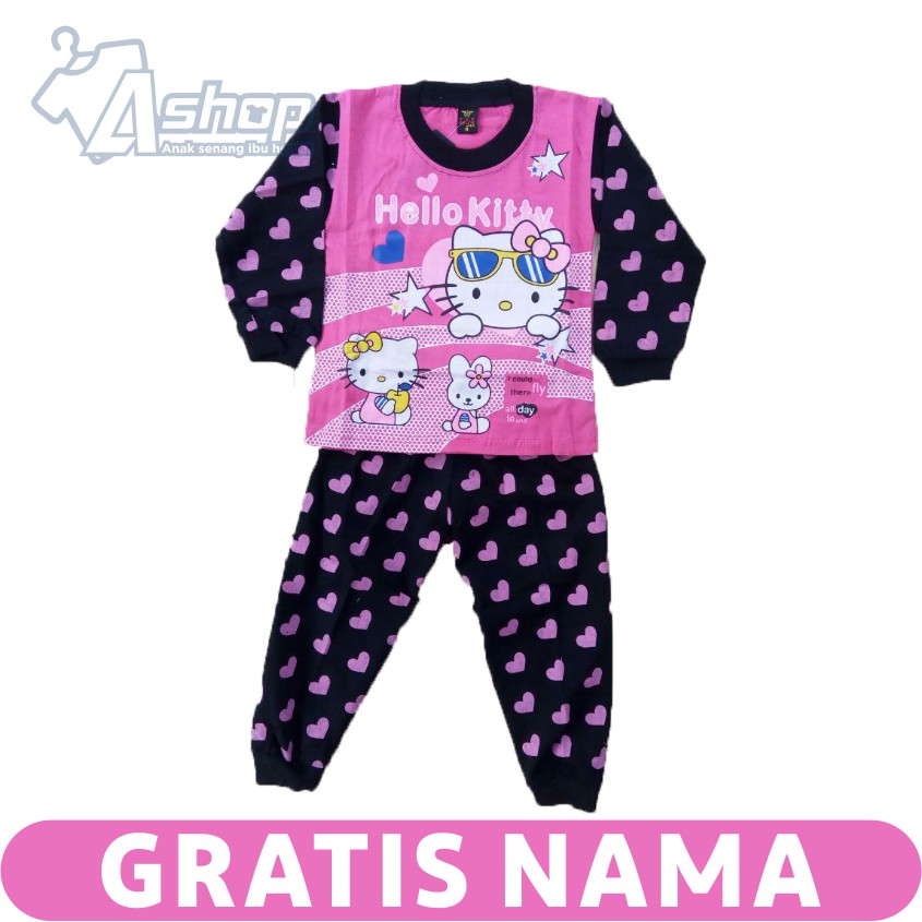 Baju Anak Hello Kitty Panjang