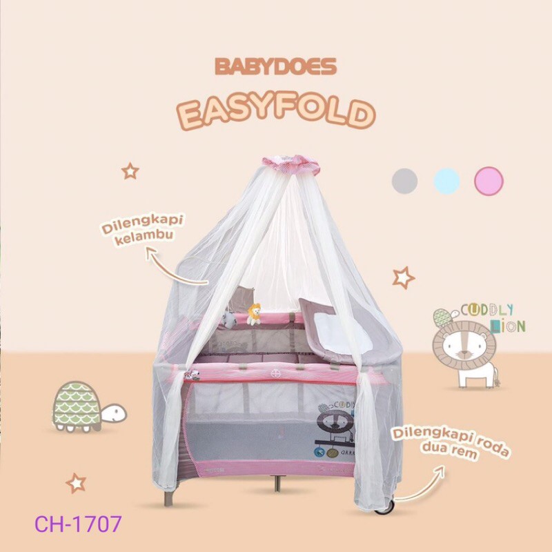 baby box ranjang bayi Baby does Easyfold CH-1707