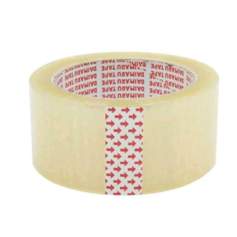 

Lakban Daimaru 2 Inch Bening Coklat 48 mm x 90 Yard OPP Isolasi Tape ( TERMURAH )