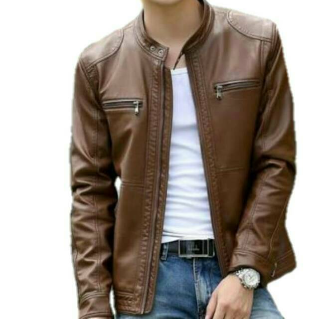 JAKET PRIA CASUAL SEMI KULIT PUNDAK