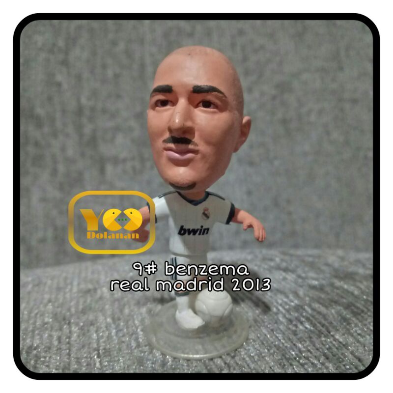 9# BENZEMA - REAL MADRID 2013 KODOTO SOCCERWE FIGURE PEMAIN BOLA