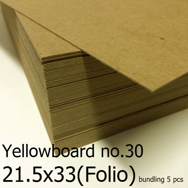 

Yellow Board no.30 / bot karton hard board - 21.5x33 (Folio) bundling