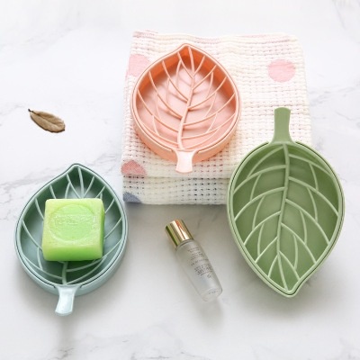 Tempat Sabun Bentuk Daun Tatakan Sabun Mandi Batang / Tempat Sabun Motif Bentuk Daun Leaf Soap