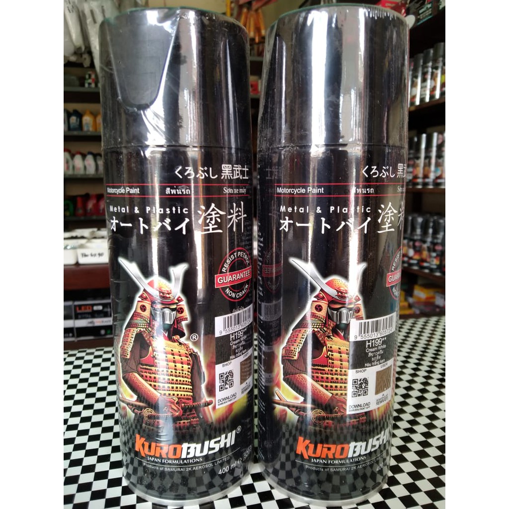 

Cat Samurai Paint Cream White H199** Cat Spray Ukuran 400ml