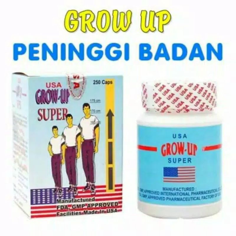 ORIGINAL-Grow Up Super USA-Peninggi Badan