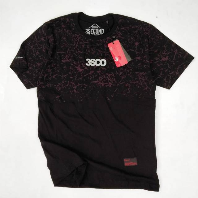 KAOS 3SECOND TSHIRT DISTRO MAN BASIC TEE KAOS OBLONG 