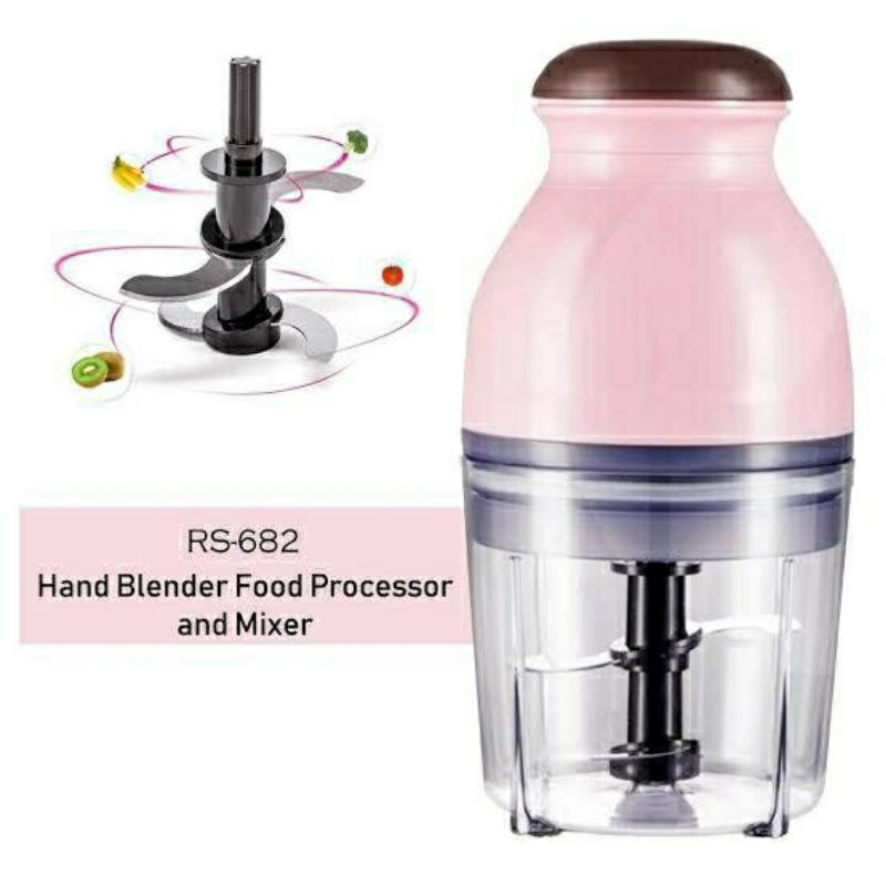 Blender Kapsul  Capsule Capsul  Pink Quatre - Hand Blender Food Processor and Mixer  -  Penggiling Daging – Perlengkapan Dapur