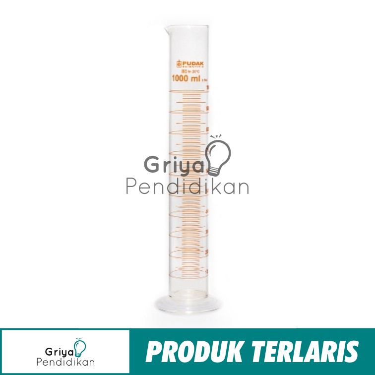 Gelas Ukur / Silinder Ukur 1000 ml, Kaca