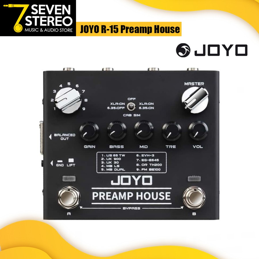 Joyo R15 R-15 Preamp House Pedal Effect