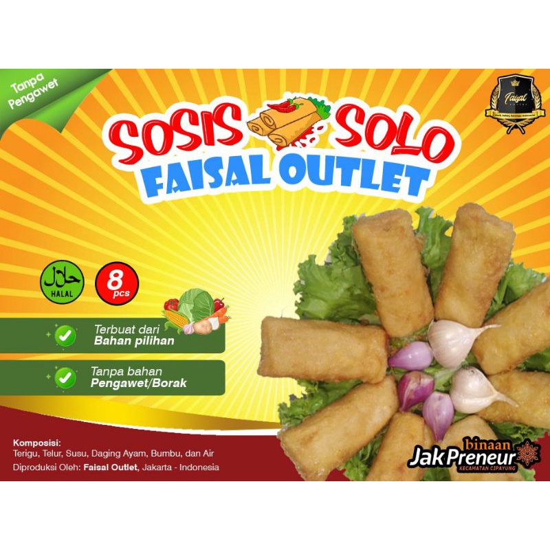 

Sosis Solo Frozen Homemade isi 8 pcs