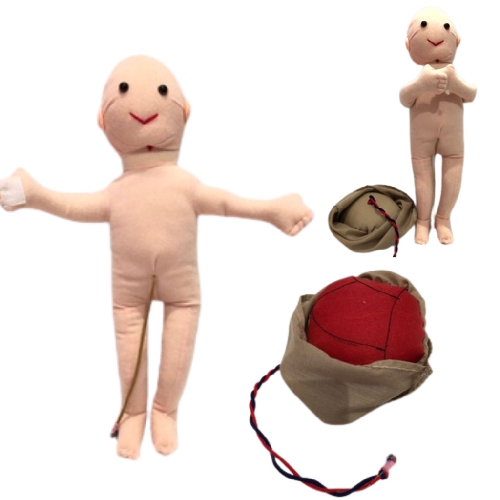 Boneka Phantom Praktikum - Boneka Bayi Lahir - Plasenta Bayi - Manekin - Lengkap