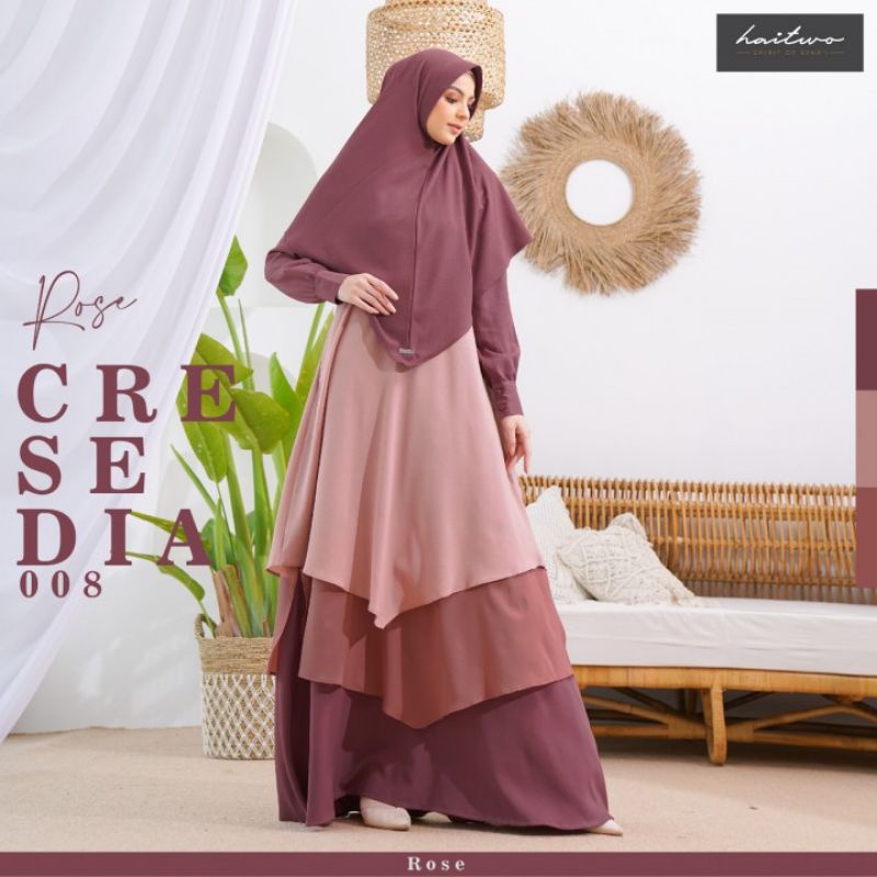 CRESEDIA 08 HAITWO GAMIS PLUS HIJAB