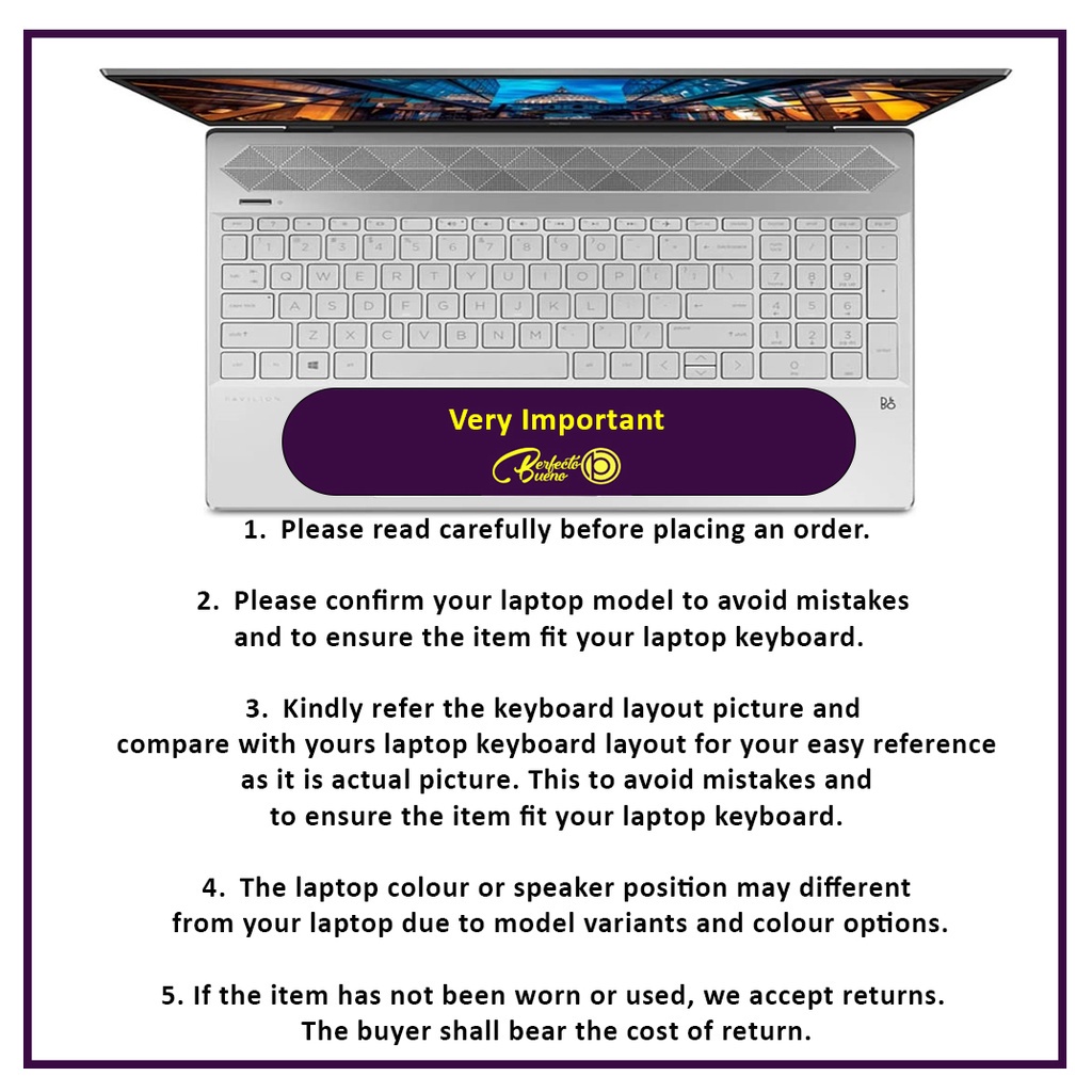 Pelindung Keyboard Bahan Silikon Untuk HP Pavilion 15 Series 15 Inch Display 15.6 &quot;