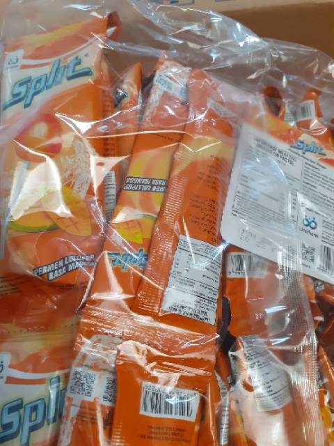 Permen loli Split Mango renteng isi 12 pcs