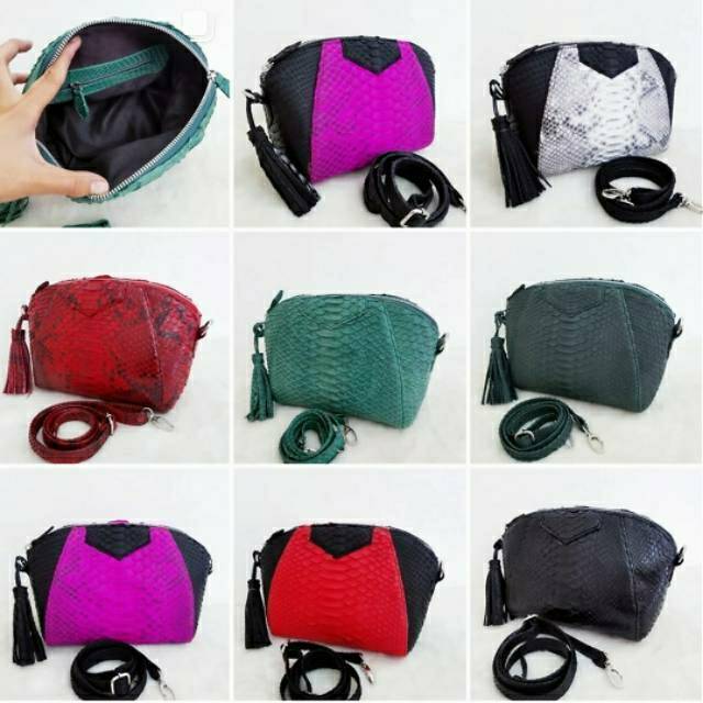Tas Wanita Kulit Ular Asli Poch Given Original Given