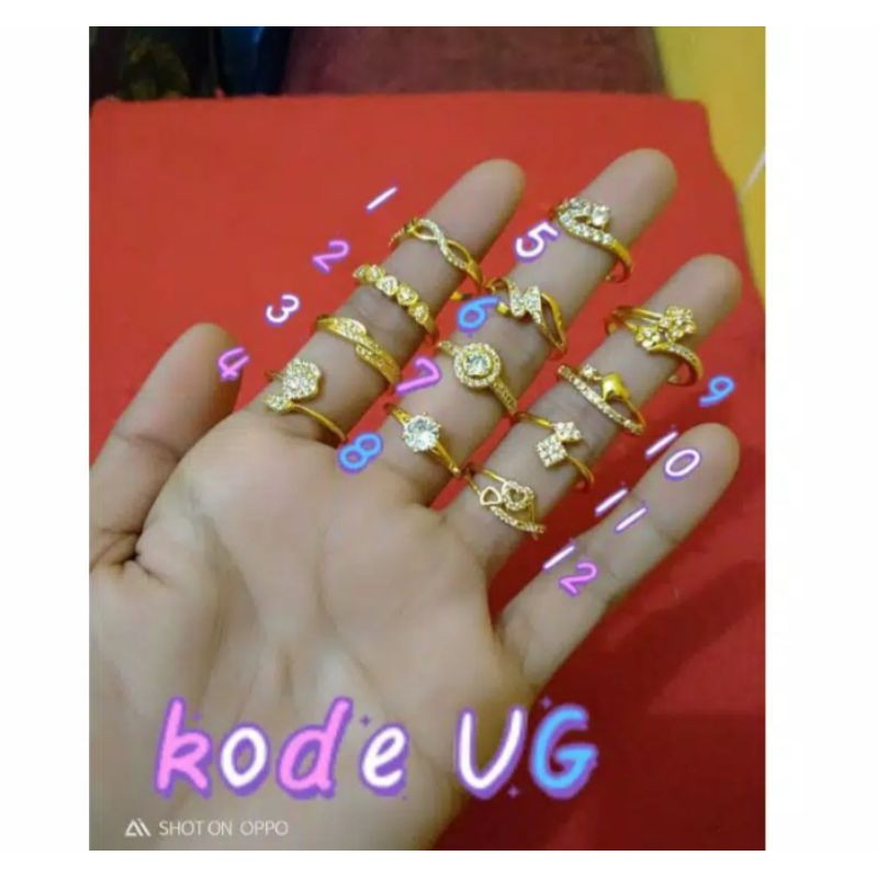 cincin lapis emas 18k