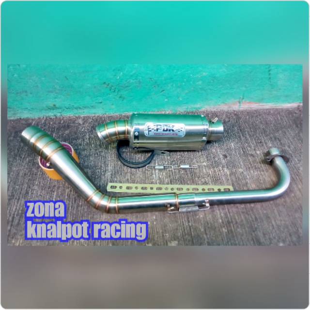 KNALPOT PDK OVAL SUPRA X125 REVO BLADE DLL.KNALPOT PDK BEBEK KOLONG