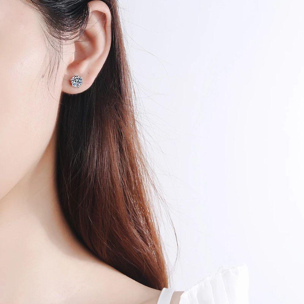 Mxbeauty Zirkon Anting Pejantan Elegan Halus Hadiah Fashion Gadis Sederhana Gaya Korea Anting