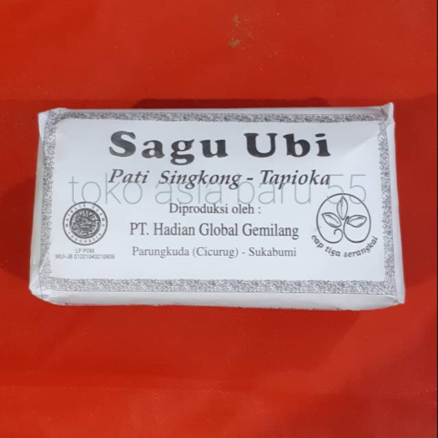 

Sagu Ubi tepung sagu / pati singkong tepung tapioka Cap Tiga Serangkai