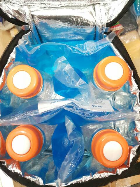 TAS ASI New CELLO MURAH / Coolerbag Cooler Bag 4 Botol 150ml + 4 blue gel Reni s1