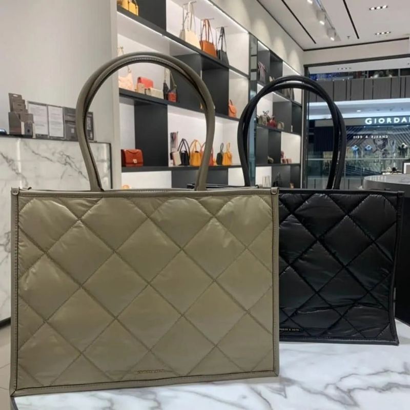 7.7 SALE | CK Celia Double Handle Quilted Tote Bag