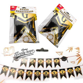 baner wisuda congratulations hitam gold banner baner wisuda congratulations hitam gold banner