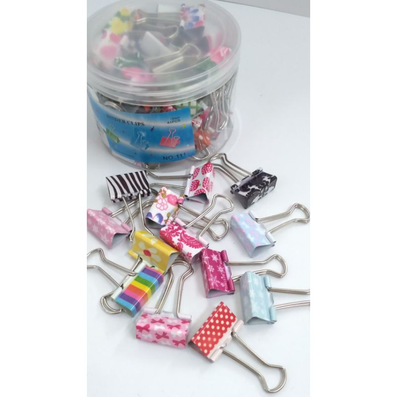 

BINDER CLIP / CLIP KERTAS / CLIP FANCY NO 111 / 25MM
