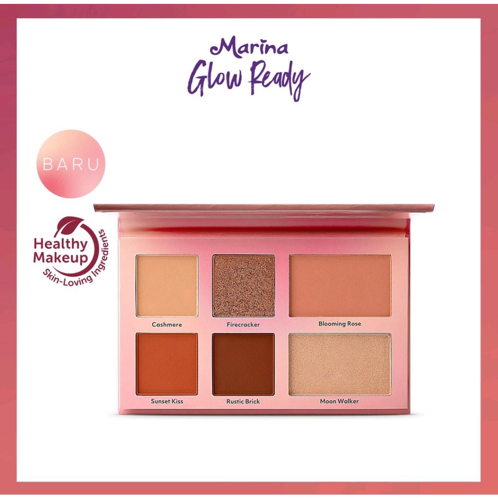 Marina Glow Ready Face Palette Vivid Earth