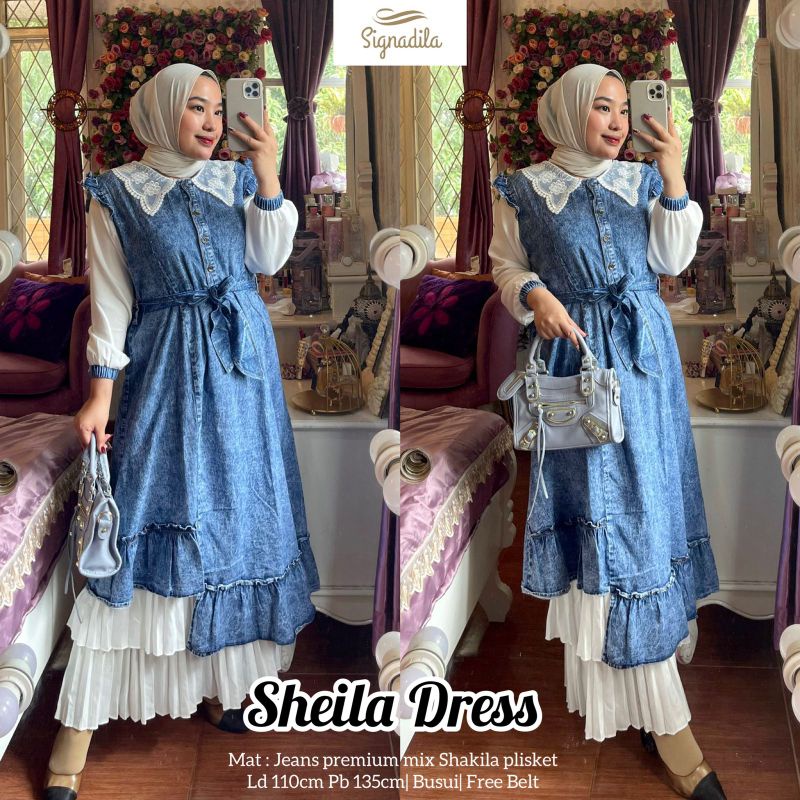 SHEILA DRESS // SANAMI DRESS VOL3 BY FATIHAH