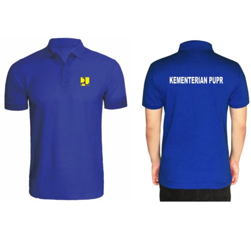 KAOS KEMENTERIAN PUPR KAOS POLO COTTON KEMENTERIAN PUPR KAOS KERAH KEMENTERIAN PUPR FULL BORDIR.