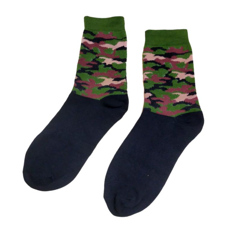 KAOS KAKI LORENG ARMY NEW LORENG VARIASI HITAM