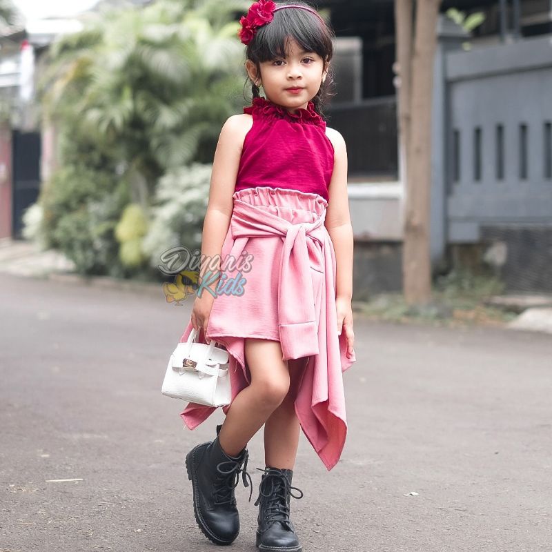 SET AYUNDA-One set rok dan atasan/setelan rok dan atasan anak perempuan