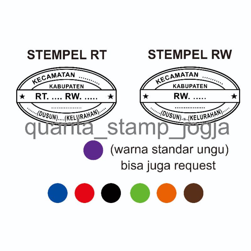 

STEMPEL RT RW CUSTOM