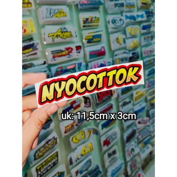 sticker printing NYOCOT TOK