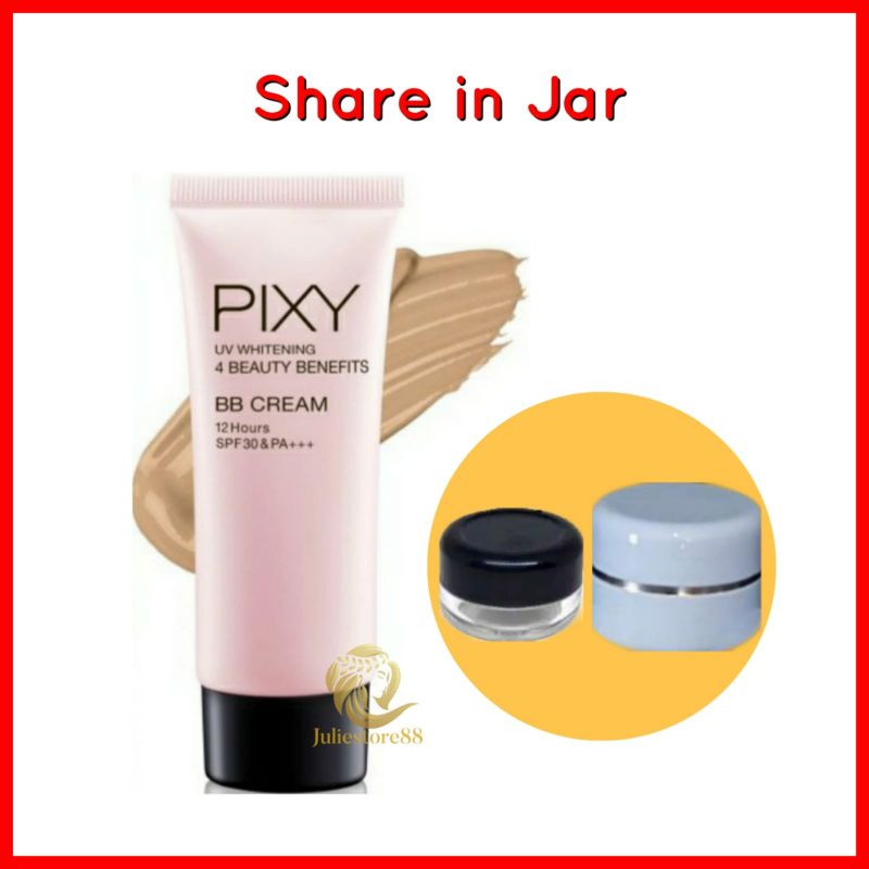 (SHARE IN JAR) PIXY BB Cream Spf30 &amp; PA+++ UV Whitening 4 Beauty Benefits