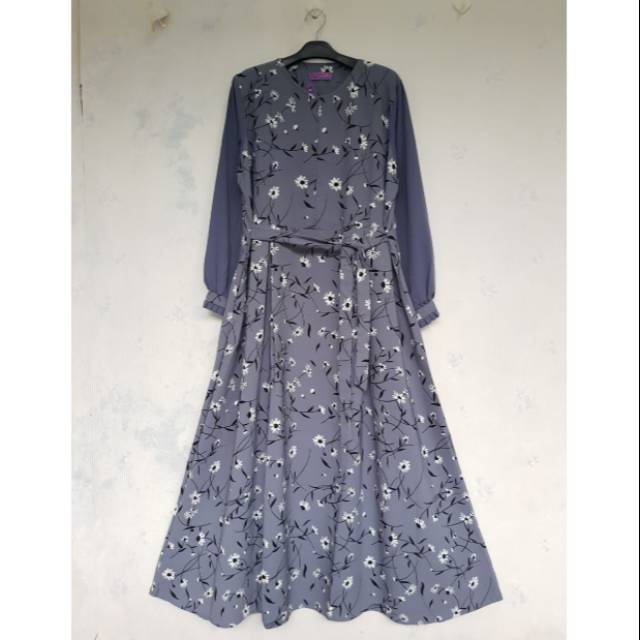 Gamis abu abu