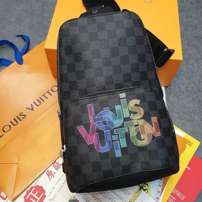 ✅ MURAH TAS SELEMPANG MURAH KECIL✅ WAIST BAG PRIA LV MIRROR QUALITY/LV1@1 KORTING