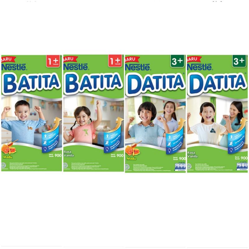 

NESTLE BATITA 1+ & BATITA 3+ Madu &Vanila 900 menjadi/850gr