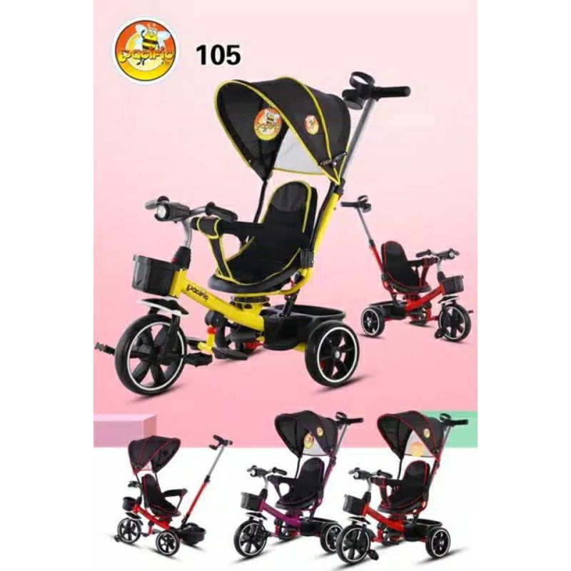Sepeda anak roda tiga Pacific 105 Stroller Headlight