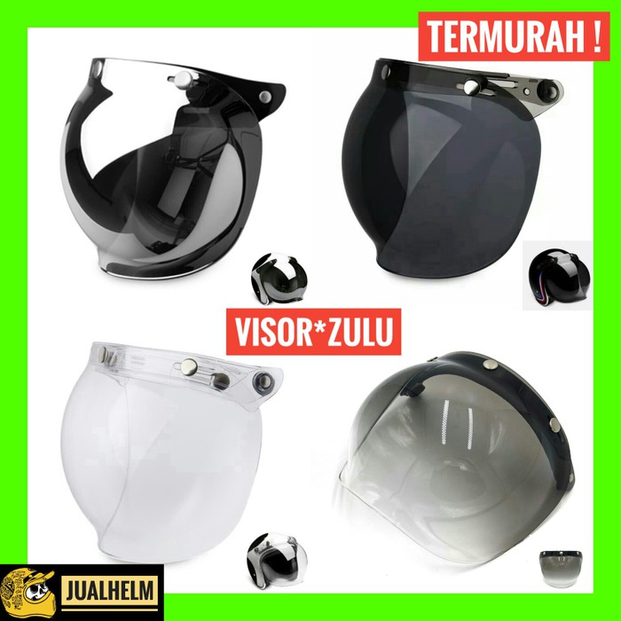 Kaca Helm Zulu Bubble / Visor Zulu