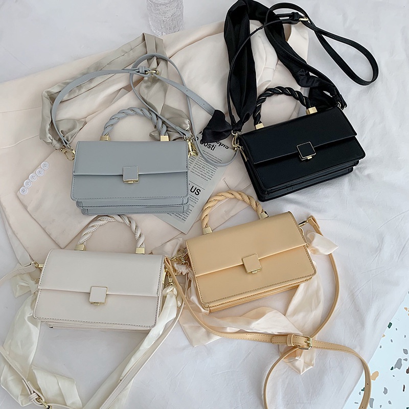 Tas Selempang Wanita Terbaru Model 2 Tali Bahan Kulit PU Premium - Tas Fashion Korea - Tas Wanita Import Korean Style Kekinian - Tas Pesta Wanita Import Elegan - Tas Selempang Wanita Import Terbaru Kekinian - Tas Tiktok Viral - SL72