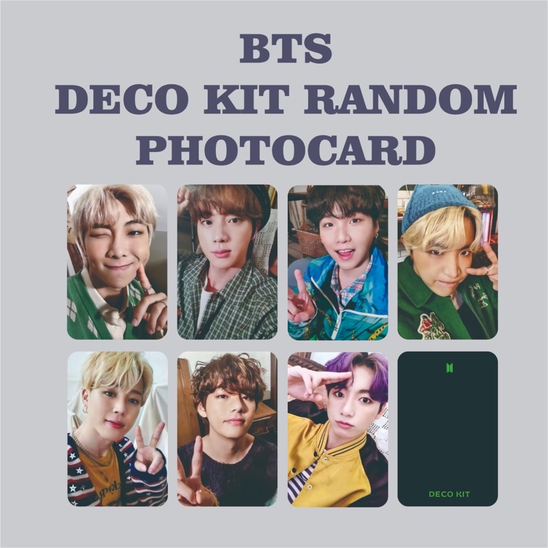 PHOTOCARD BTS DECO KIT RANDOM (RPC)