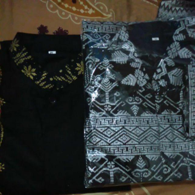 Kemeja Batik Lengan Panjang 021 Zahra Batik Hrb026 Hem Batik Murah Seno Sogan Bakung Padi Manggar