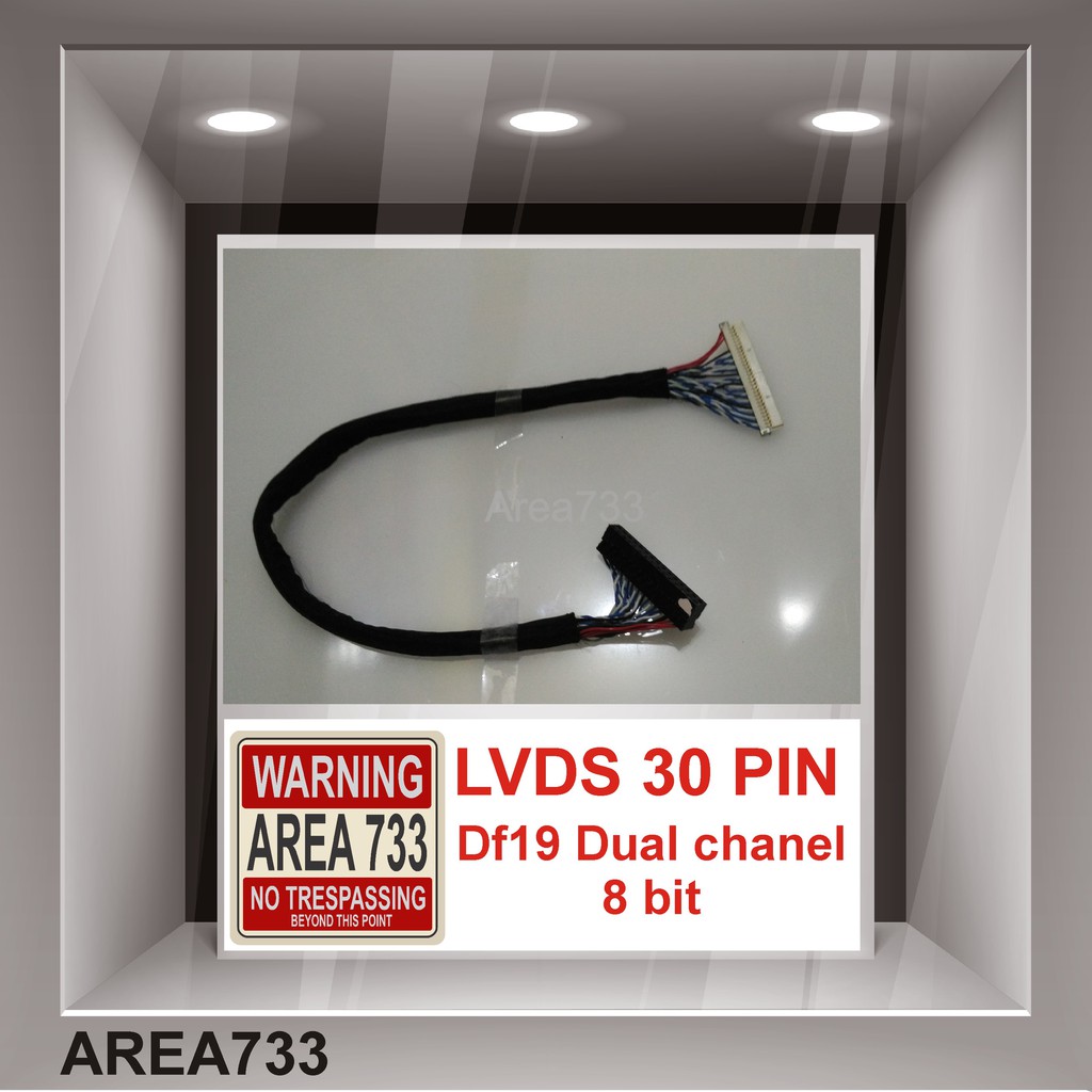 Kabel data LVDS 30pin DF19 Dual channel - LVDS universal board 30pin DF19 Dual channel